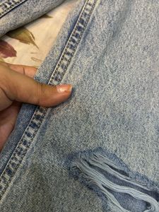 Distressed Wide Leg Jeans