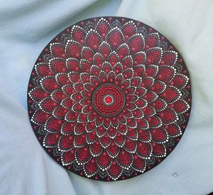 flower pattern dotting mandala art ✨️