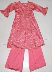 Peach Kurta Set for 4-5 yr old girl