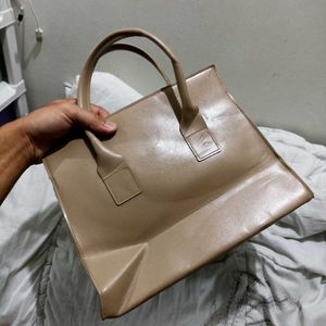 Stylish Taupe Tote Handbag(negotiable)