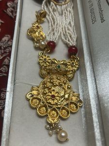 Traditional Gold Plated Necklace Set
