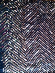 Heavy Sequence Work fabric