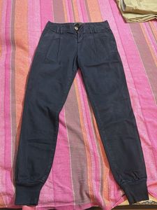 Zara Black Jogger Style Pants