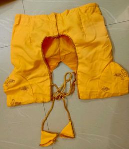 Stunning Yellow Embroidered Lehenga Choli