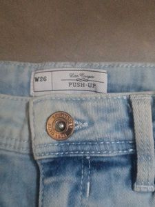 Lee Cooper blue Distressed Denim Shorts