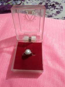 Pure Silver With Lucky Pearl