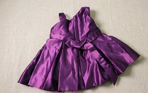Elegant Purple Flower Dress