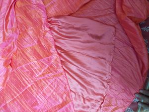 Pink Gown Flared