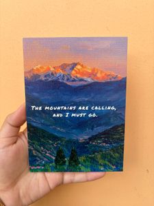 Wooden Art Print Magnet