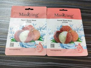 Masking Litchi Facial Sheet Mask (2 pcs)