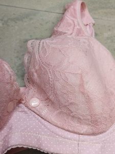 Pink Lace Bra