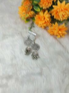 multi designer antic  lock silk handmade earrings