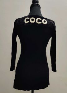 Black Fuzzy long sleeves