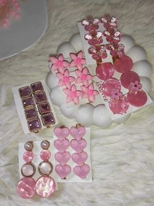 Pink Hair Clip Set of 2 pairs