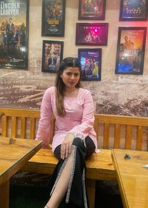 Pink Embroidered Kurta with Bell Sleeves