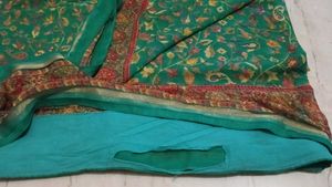 Beautiful Green Floral Saree