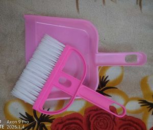 Pink Mini Brush and Dustpan Set