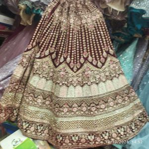 Exquisite Embroidered Lehenga