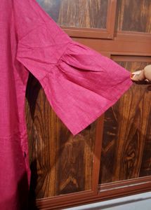 Pretty Rose Colour Kurta Top💗🎀