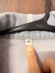 Distressed Light Wash Denim Jacket