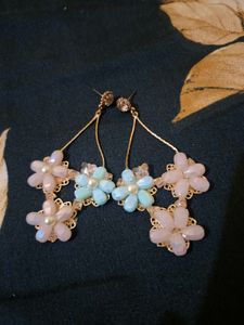 Cute Floral Dangle Earrings