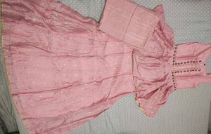 Pink Kurta Set with Dupatta