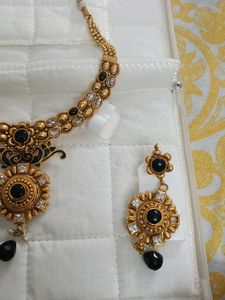 Exquisite Gold-Plated Necklace &amp; Earring Set