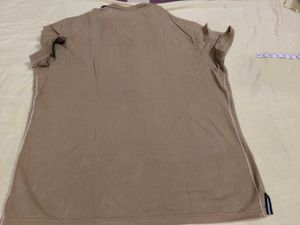 Men's Tan Polo Shirt
