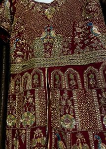 Dabka 3 piece Pakistani gown