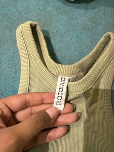 Ribbed Racerback Tank Top