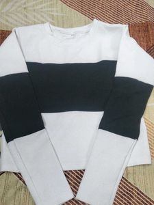 Stylish Color Block Knit Sweater