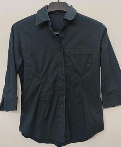 Charcoal Black Women Casual Shirt