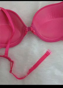Bright Pink "Love" Padded Bra multifunctional