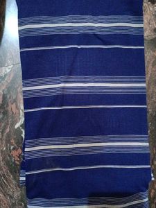 Men's Blue Striped Polo T-Shirt