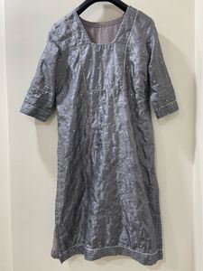 Elegant Grey Embellished Kurta