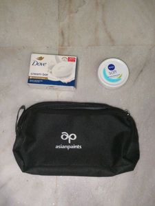 Dove Soap & Nivea Cream with Pouch
