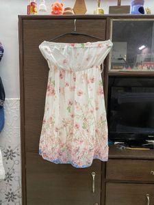 Floral Print Padded Sundress