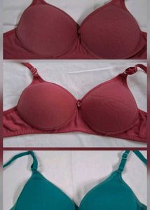 3️⃣ Three Comfortable Everyday Bras