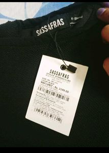 Sassafras Black Cut Out Dress