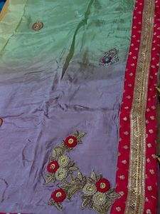 Beautiful Rainbow Saree ❤️💚💛💜