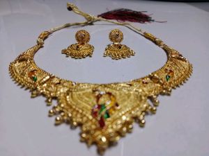 Exquisite Gold Peacock Earrings