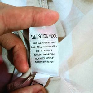 De moza Striped Short Sleeve Button-Up Shirt(xl)