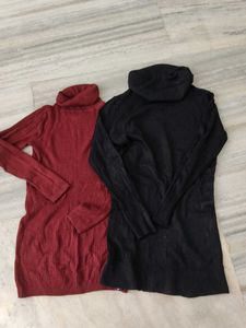 Turtleneck Knit Dress Bundle