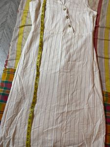 White striped dress