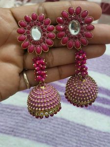 Beautiful Jhumka Earrings set of three