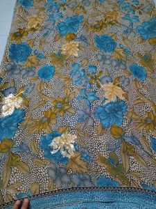 "Discount Offer" Printed Saree With Blouse
