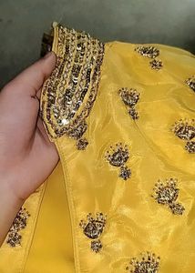 Elegant Yellow coat kids 15-16 age