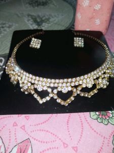 Neckpiece Set+Back Clip