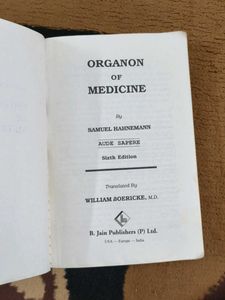 Organon of Medicine