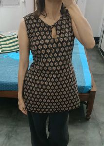 cut sleeve short kurti